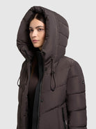 khujo-coat-trudie-moody-plum-wadenlanger-wattierter-steppmantel-damen image 7