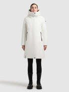 khujo-coat-nellen-2-lunar-white-wintermantel-damen-loose-fit-mit-kapuze image 2
