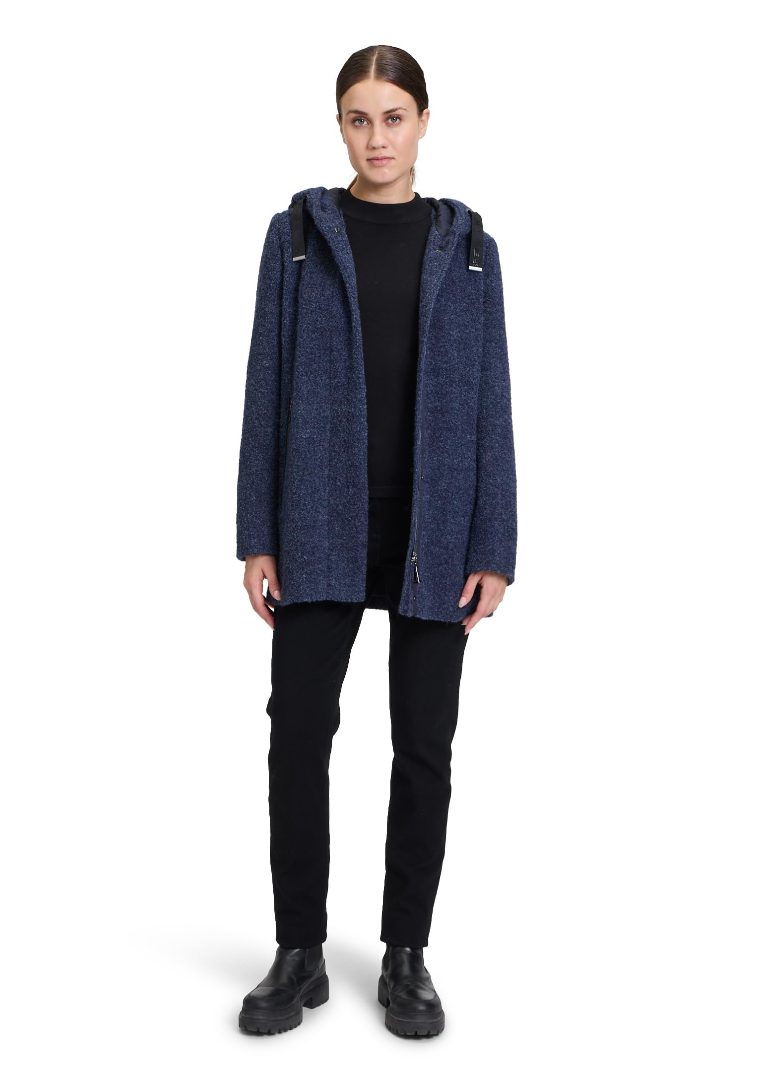 gil-bret-damen-wolljacke-mit-kapuze-boucl-giulia-steppfutter image 5
