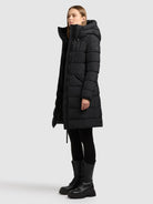 khujo-arlene-damen-steppmantel-black-slim-fit-kniefrei image 6