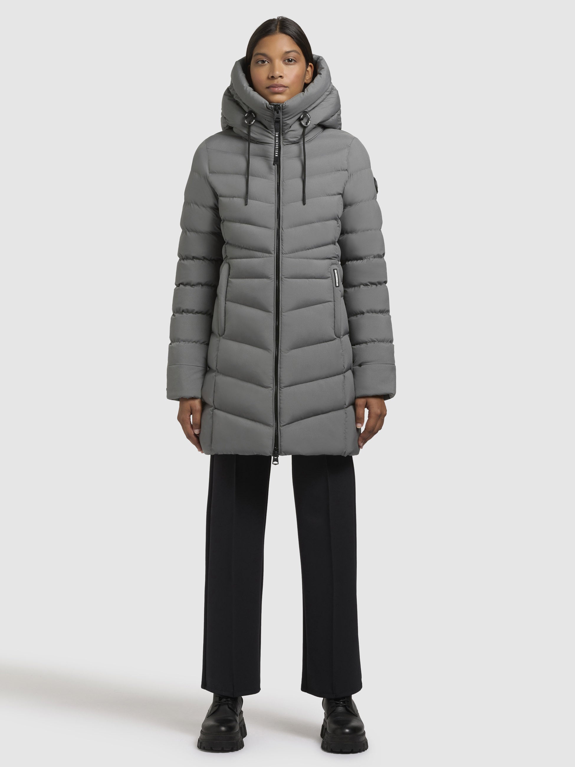 khujo-tuhani4-damen-steppjacke-grau-superleicht-mit-kapuze image 2