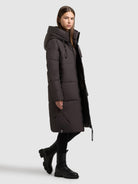 khujo-jasmine-damen-coat-moody-plum image 6