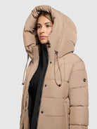 khujo-mantel-heather-cookie-beige-damen-steppmantel-kurz-wattiert image 7