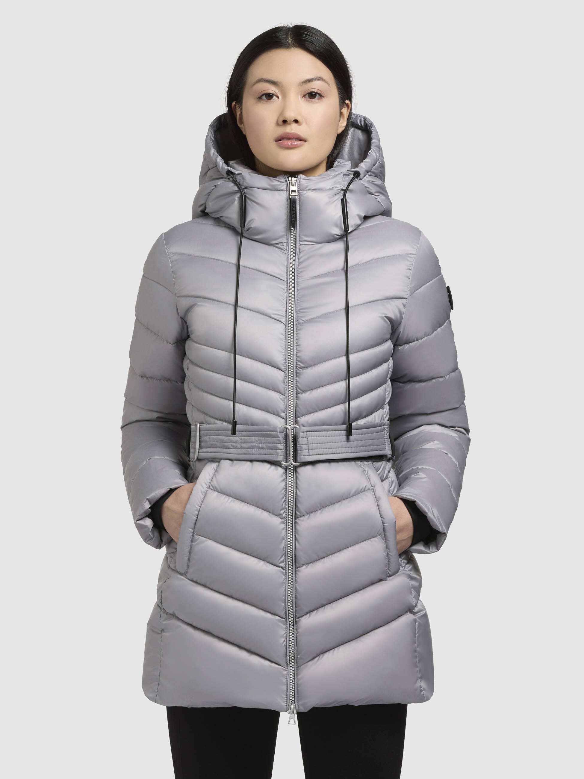 khujo-jacke-selma-blaugrau-steppjacke-damen-mit-tailleng-rtel image 4