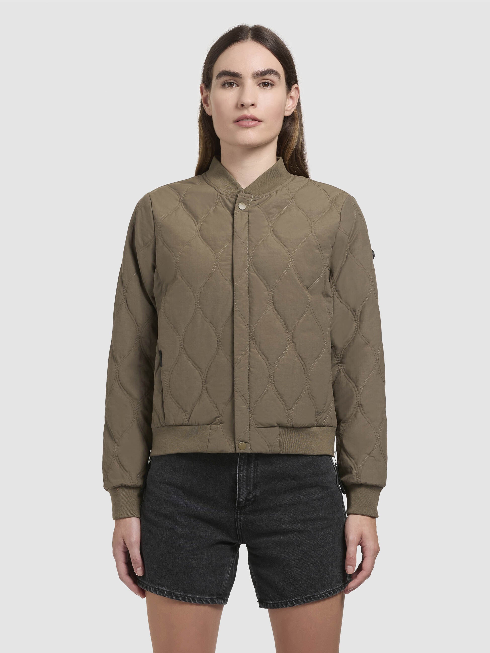 khujo-feen-damen-bomber-sommerjacke-khaki-h-ftlang image 4