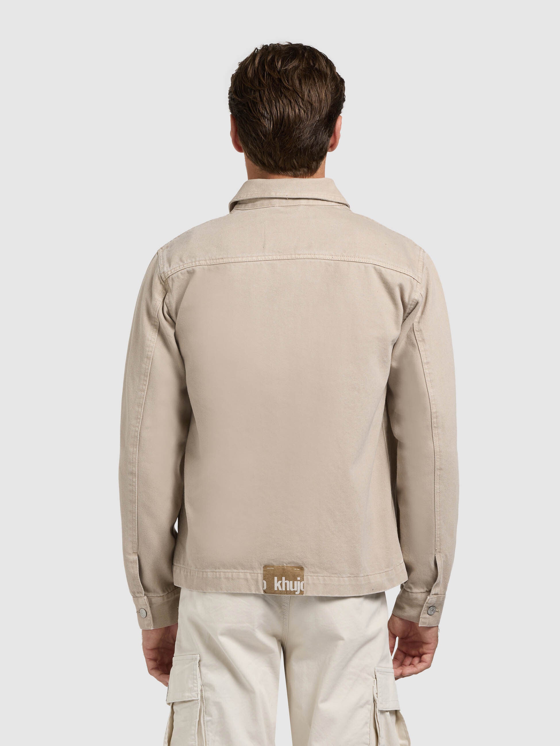 khujo-barto-jeansjacke-greige-aus-baumwoll-denim image 3