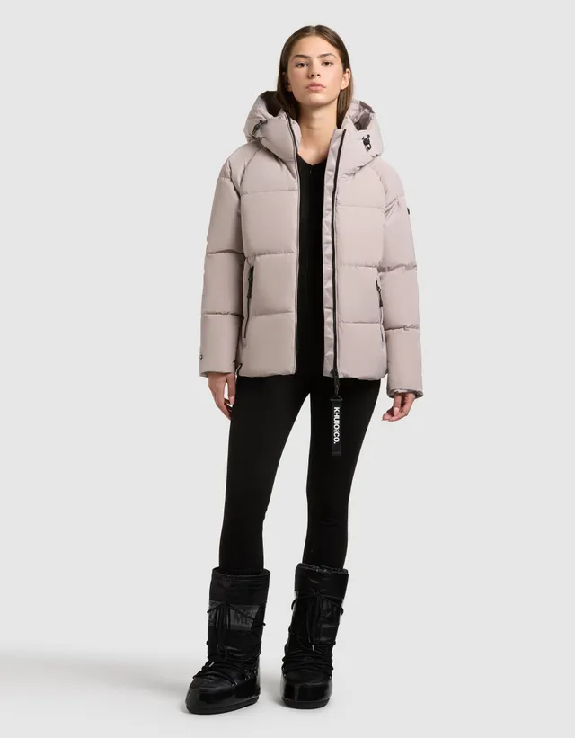 khujo-jacke-ono-dusty-beige-damen-steppjacke-h-ftlang image 1