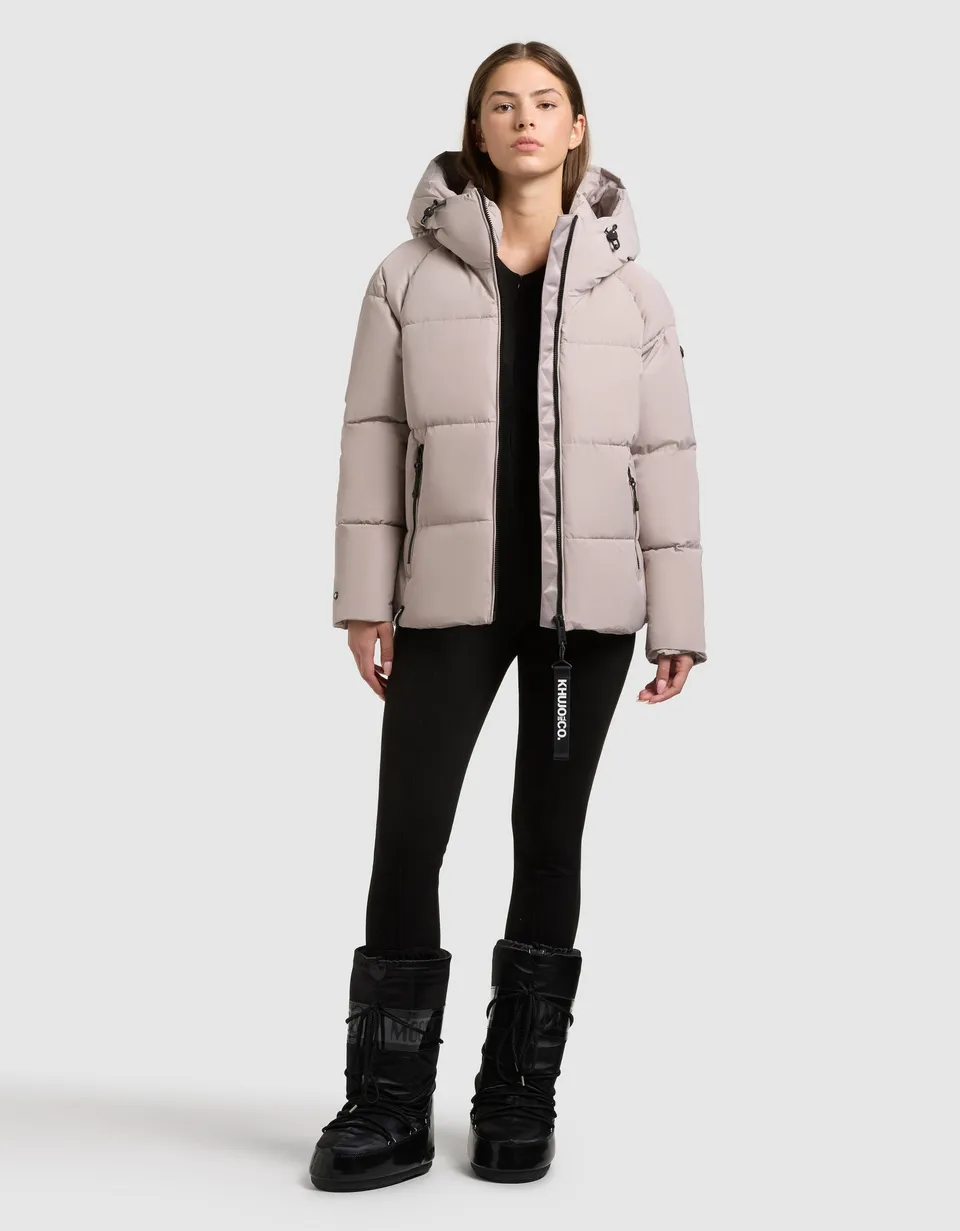 khujo-jacke-ono-dusty-beige-damen-steppjacke-h-ftlang image 1