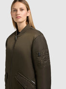 khujo-lulu-damen-wintermantel-forest-green-oversize-bomber image 7