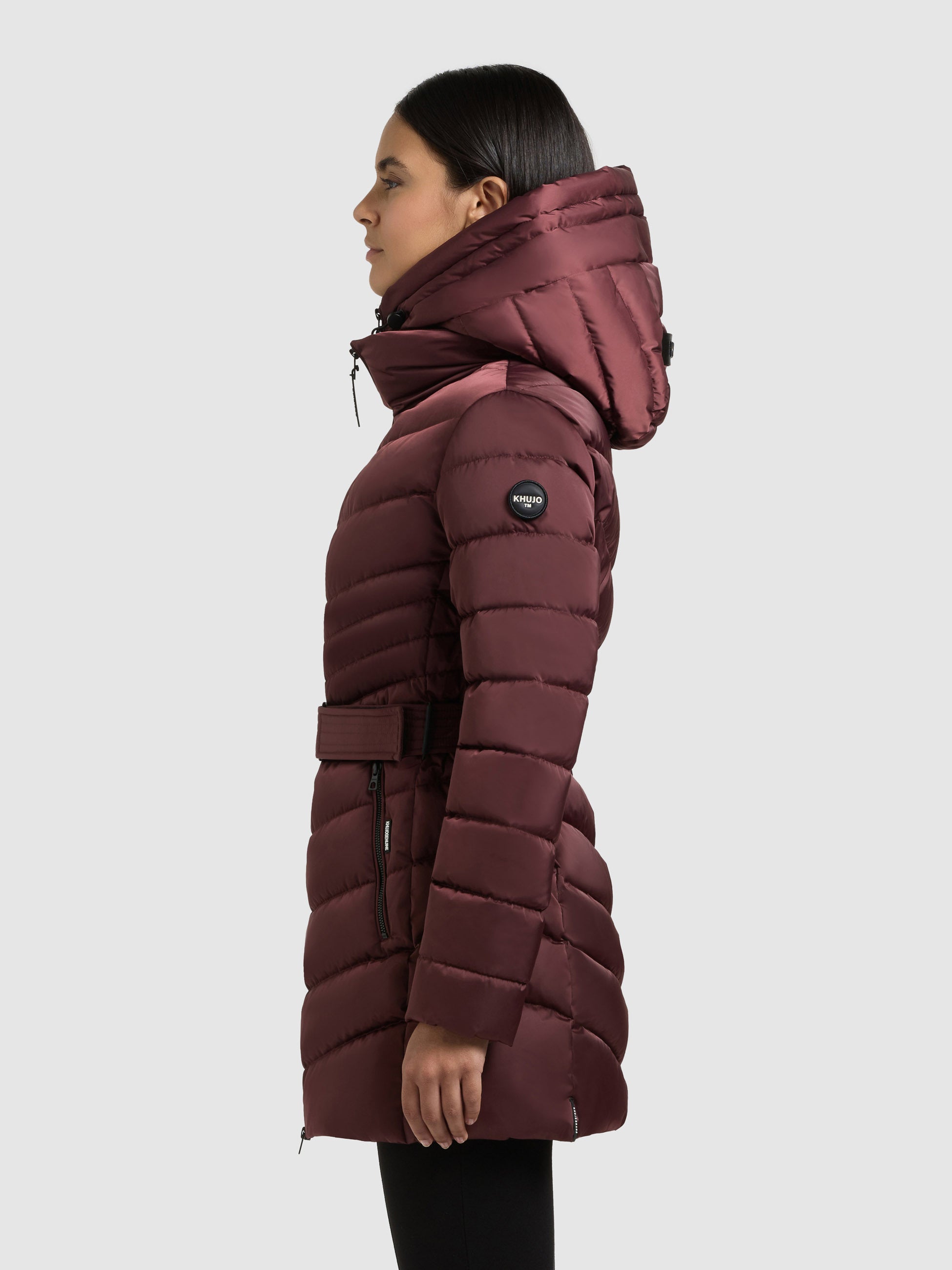 khujo-jacke-kina-moscato-red-gesteppte-damen-steppjacke-mit-einsatz-und-g-rtel image 5