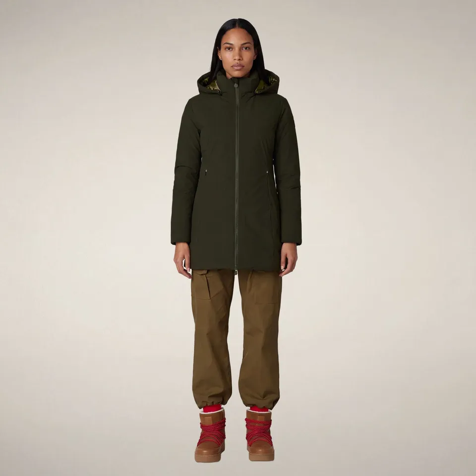 save-the-duck-rachel-damen-parka-dunkelgr-n-mit-recycled-plumtech image 1
