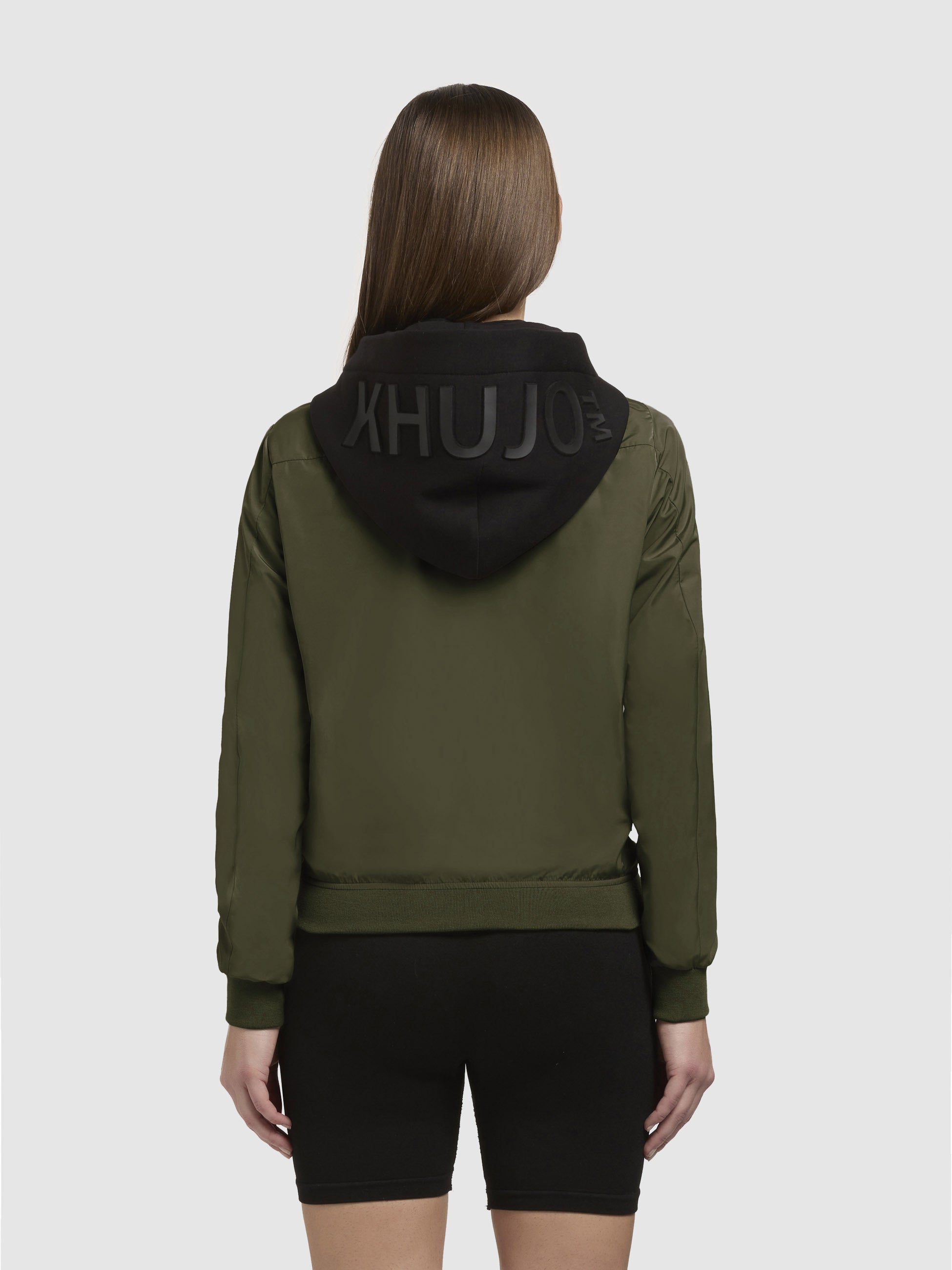khujo-jacke-seeam-bomberjacke-olivgr-n-regular-fit image 3
