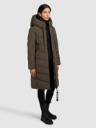khujo-mantel-mikia2-dark-green-damen-steppmantel-knielang-regular-fit image 6