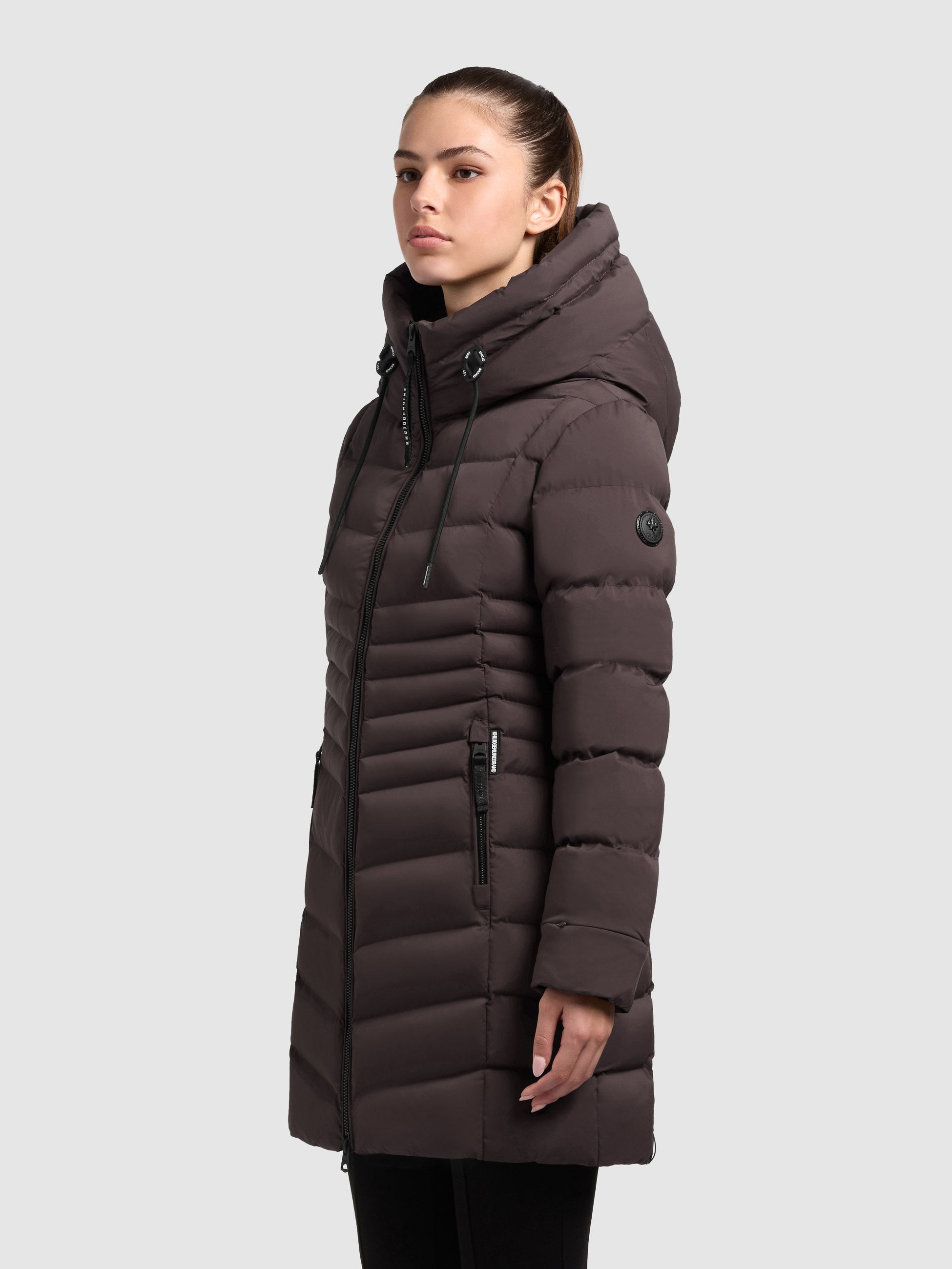khujo-mantel-lava-moody-plum-damen-kurzmantel-slim-fit-wattiert image 5