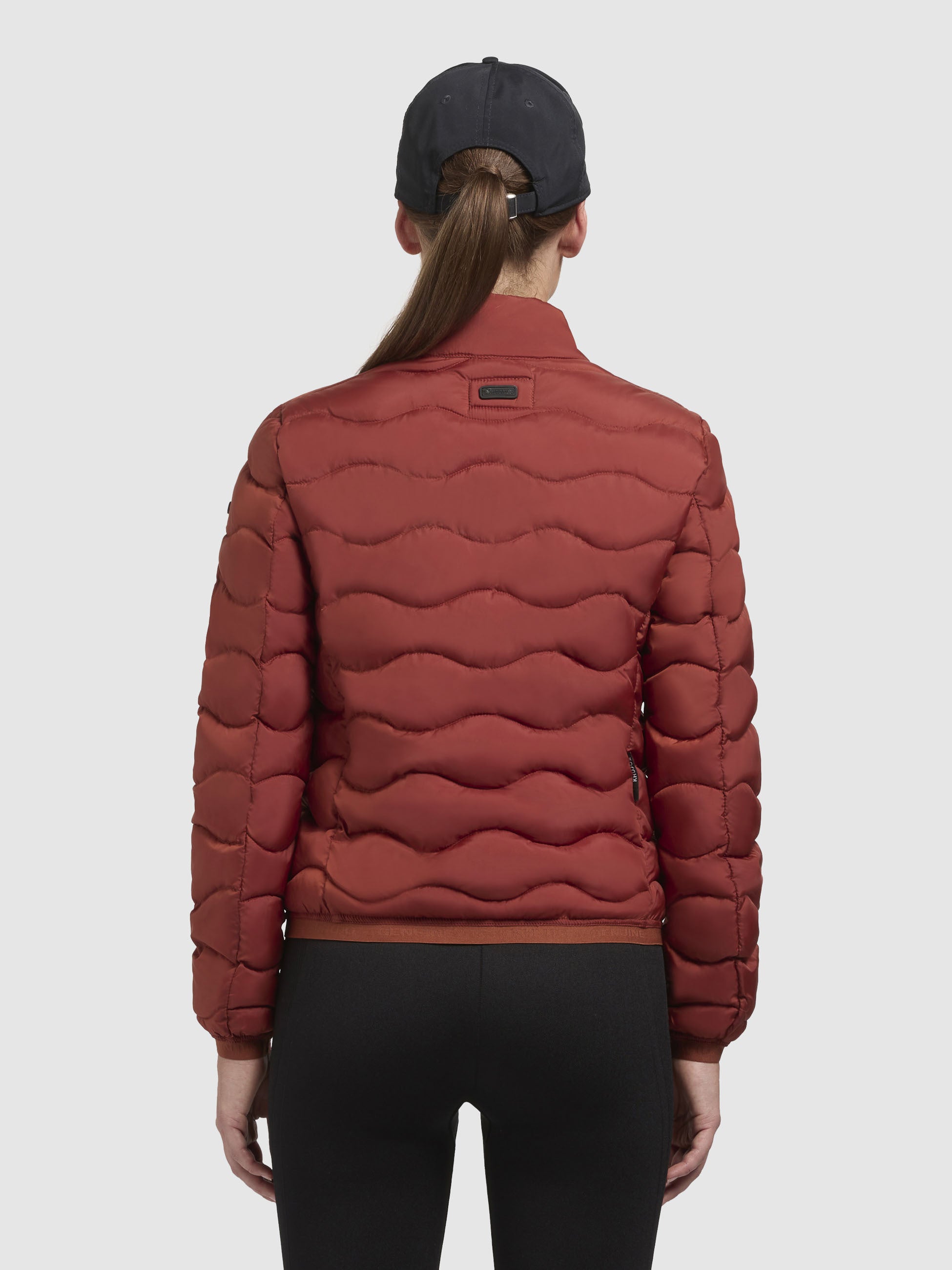 khujo-jacke-merl-rotbraun-damen-steppjacke-h-ftlang-slim-fit image 3