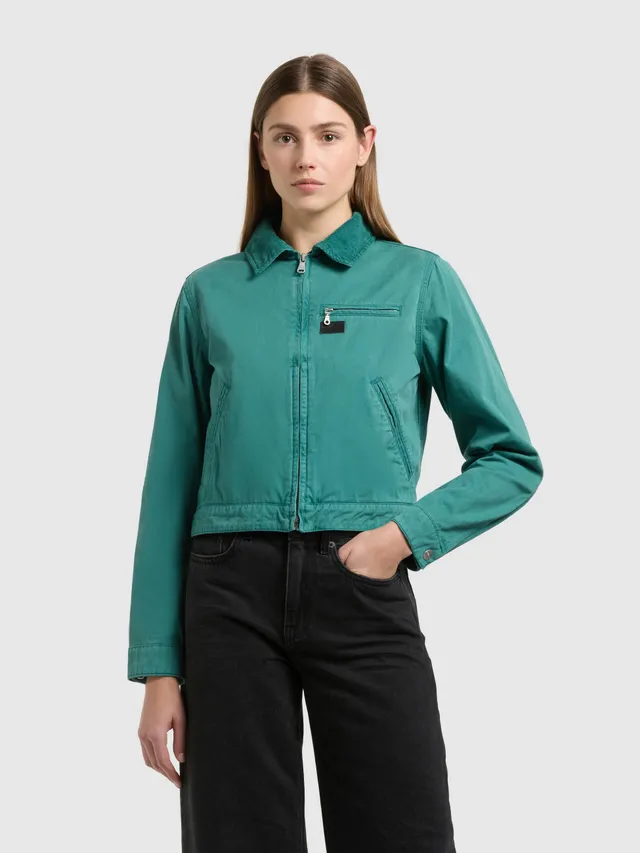 khujo-jacke-georgia-blouson-sommerjacke-north-sea-teal image 1