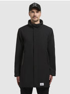 khujo-yimm-damen-coat-black-kurzer-sommerparka image 4