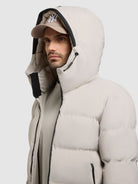 khujo-caius-damen-coat-light-gray image 7