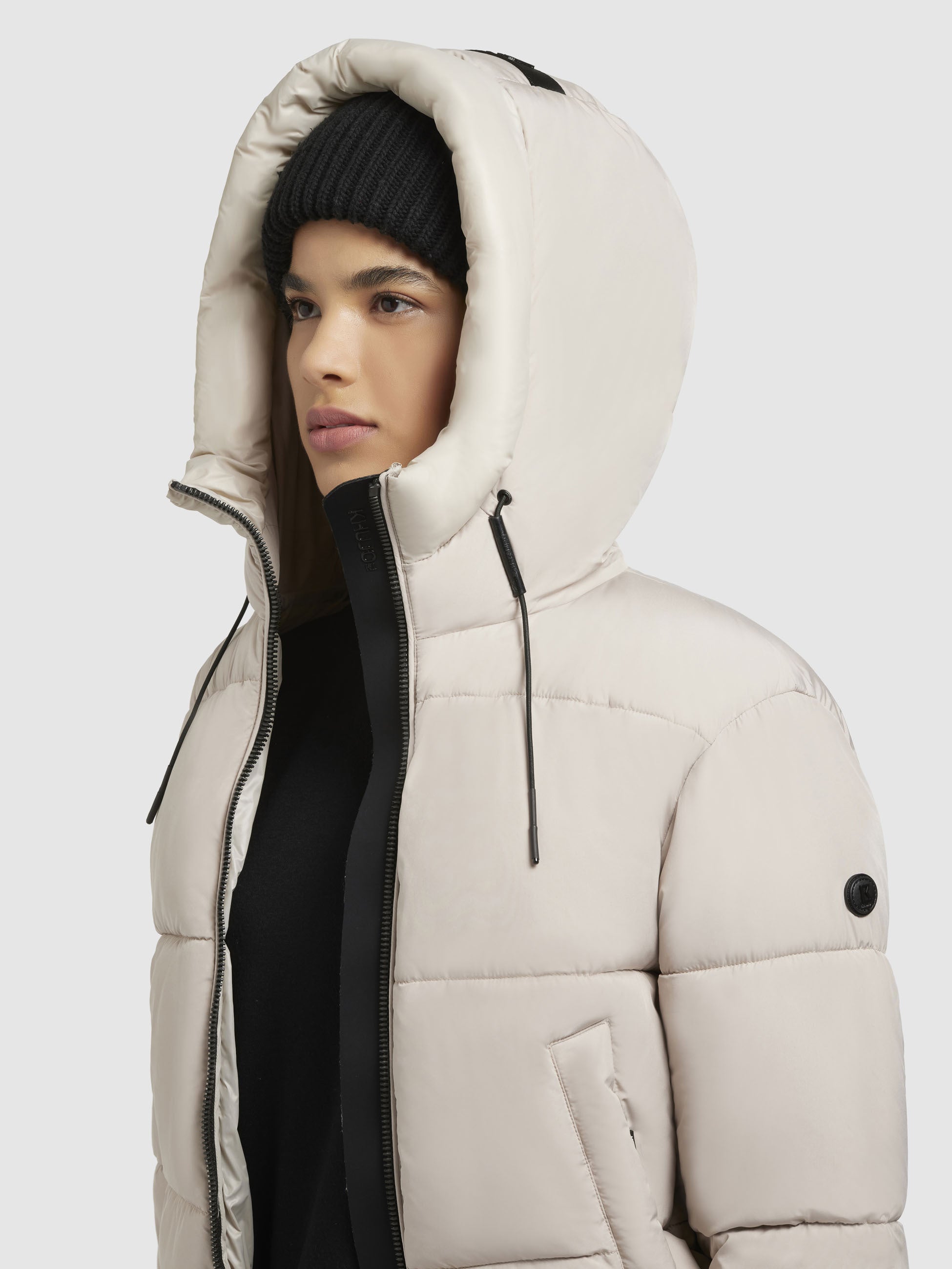 khujo-elida-damen-steppjacke-hellbeige image 7