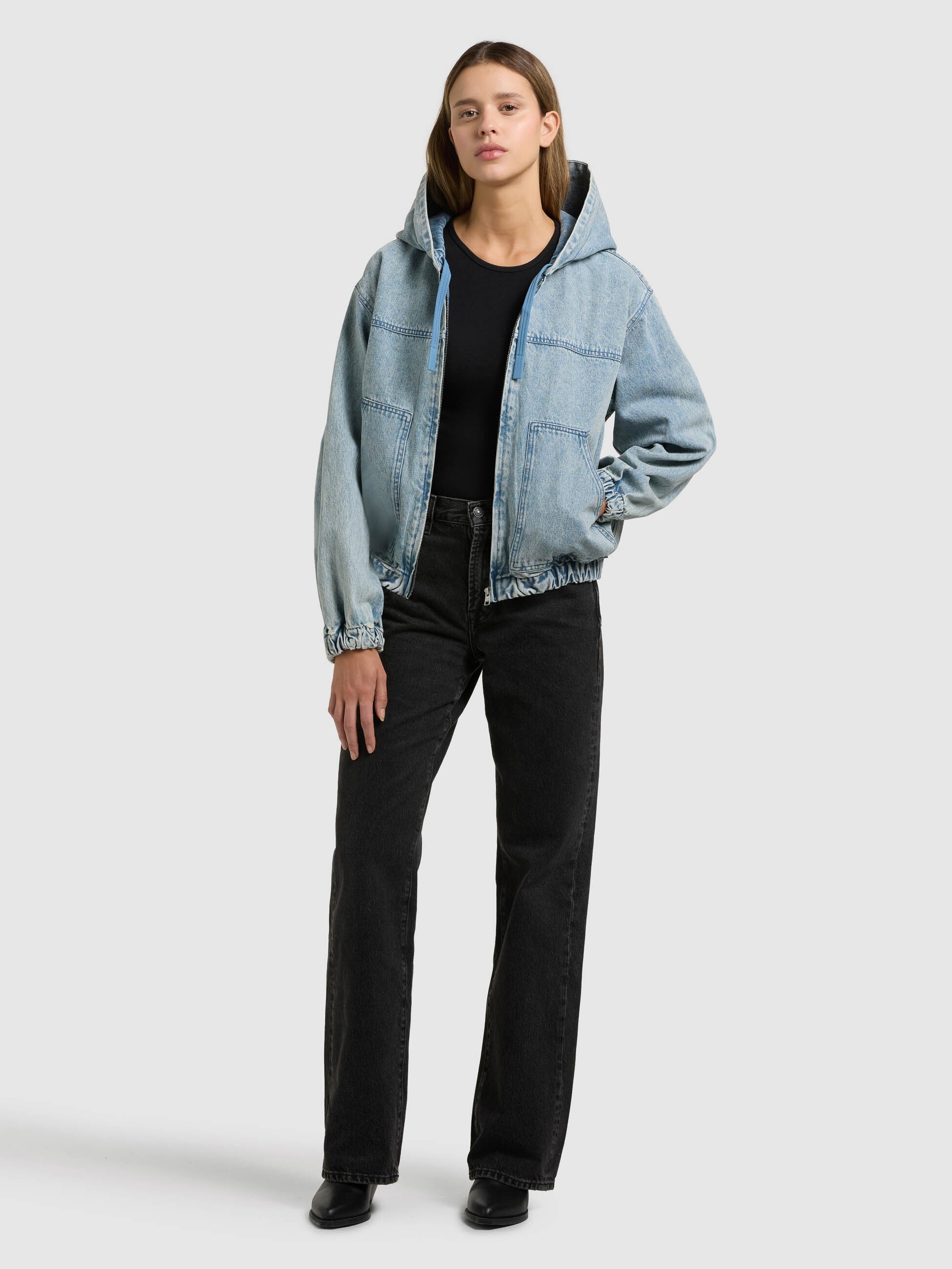 khujo-jacke-gretel-damen-jeans-blouson-light-blue image 6
