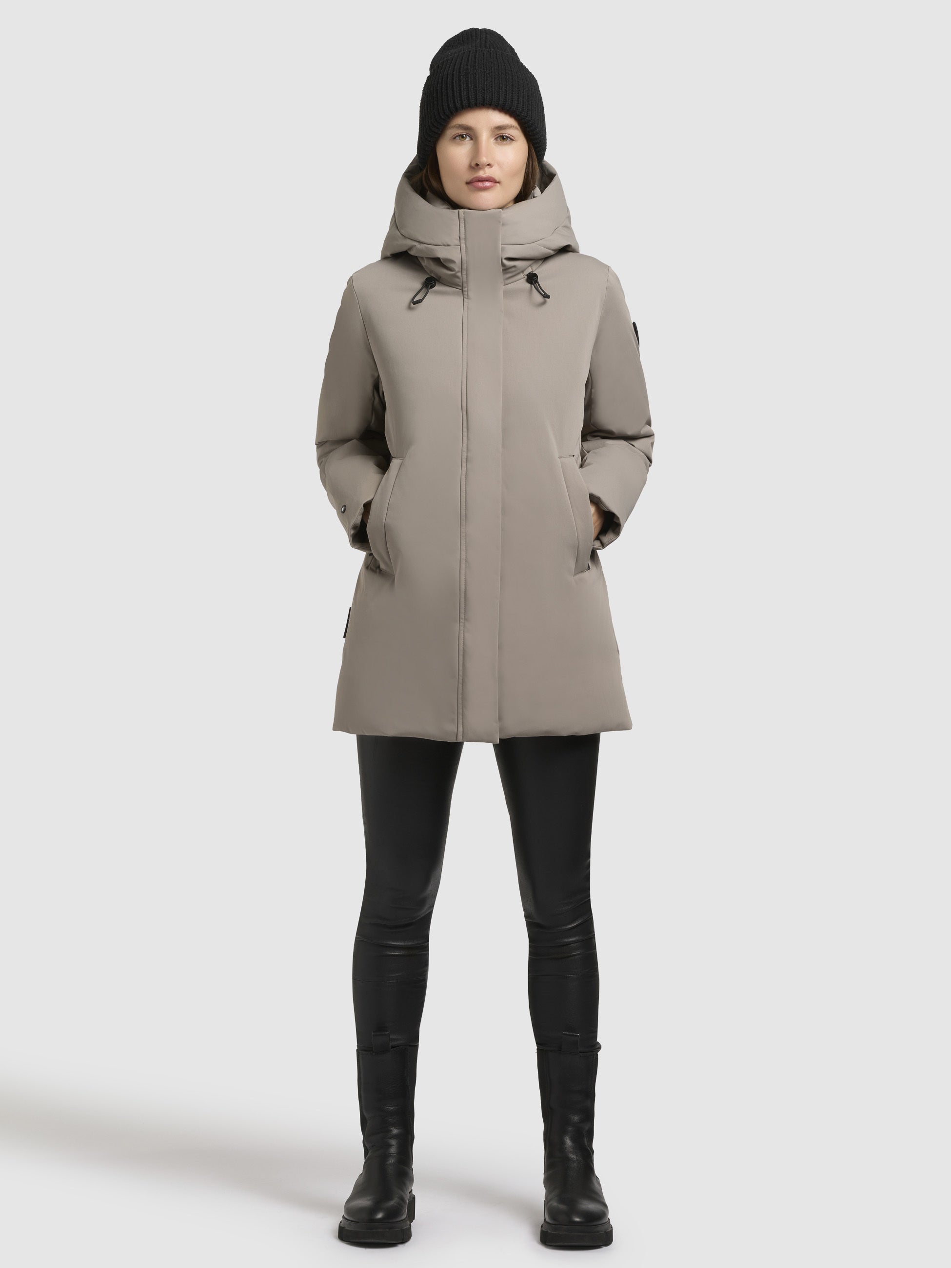 khujo-jacke-palla-graubeige-winterjacke-h-ftlang-f-r-damen image 2