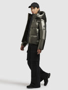 khujo-jacke-devina-shiny-khaki-damen-steppjacke-h-ftlang image 2