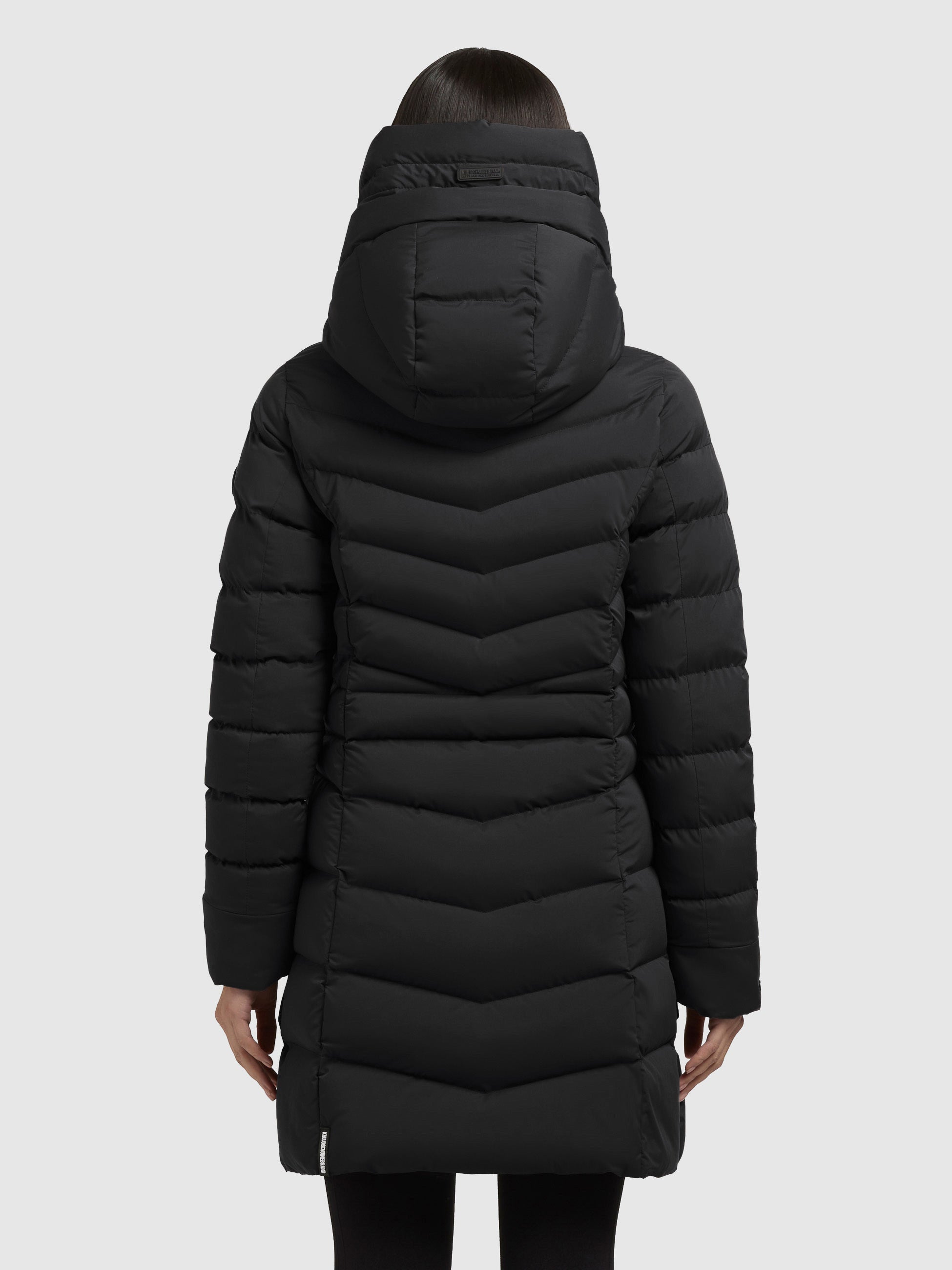 khujo-mantel-tuhani5-black-steppmantel-damen-slim-fit-kurz image 3