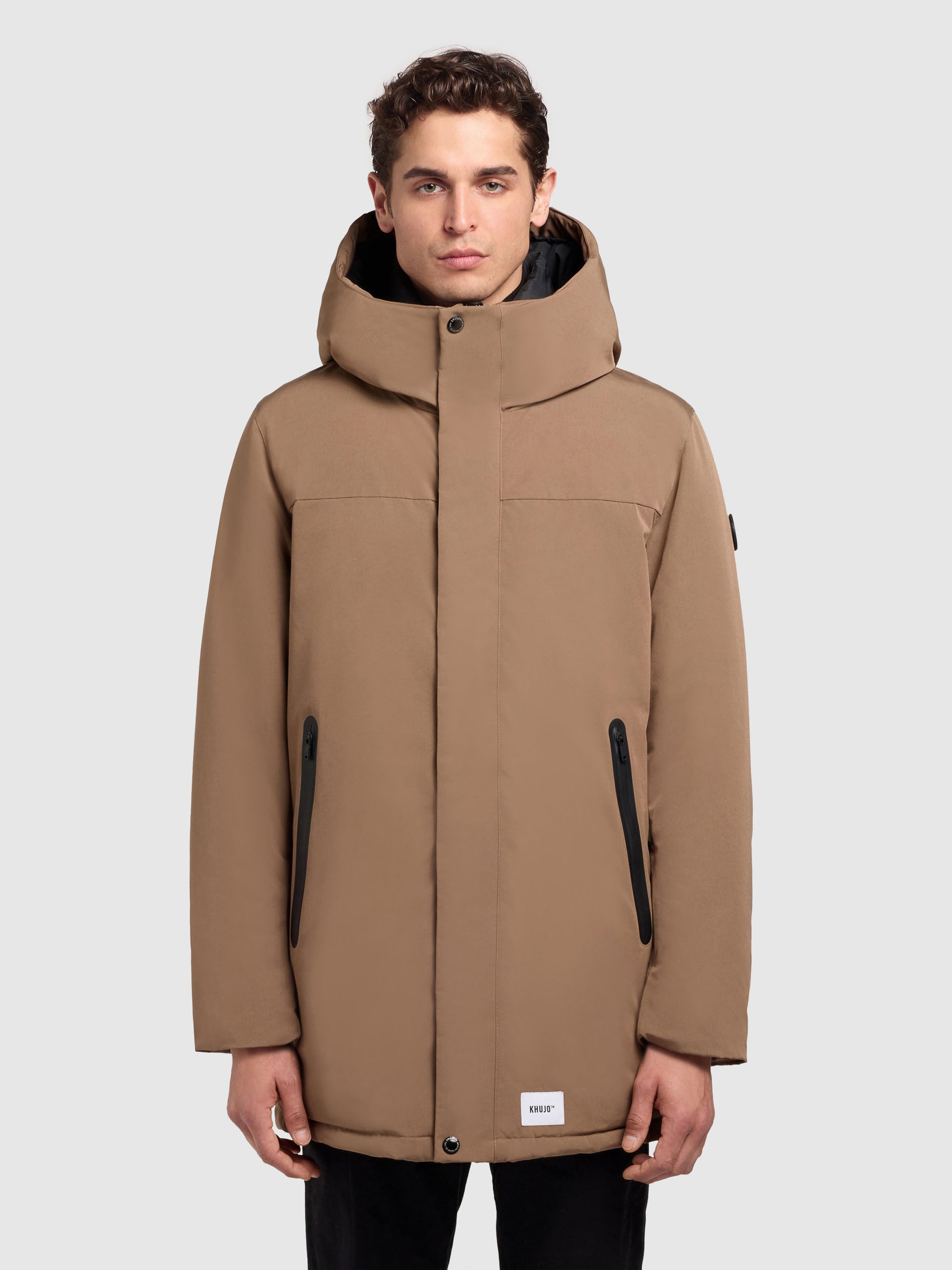 khujo-kann-jacke-rust-brown-wattierter-parka-mit-kapuze image 4