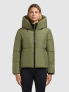khujo-audrey-matt-damen-steppjacke-fern-green image 4