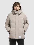 khujo-jacke-tato-hellgrau-steppjacke-mit-kapuze-h-ftlang image 4