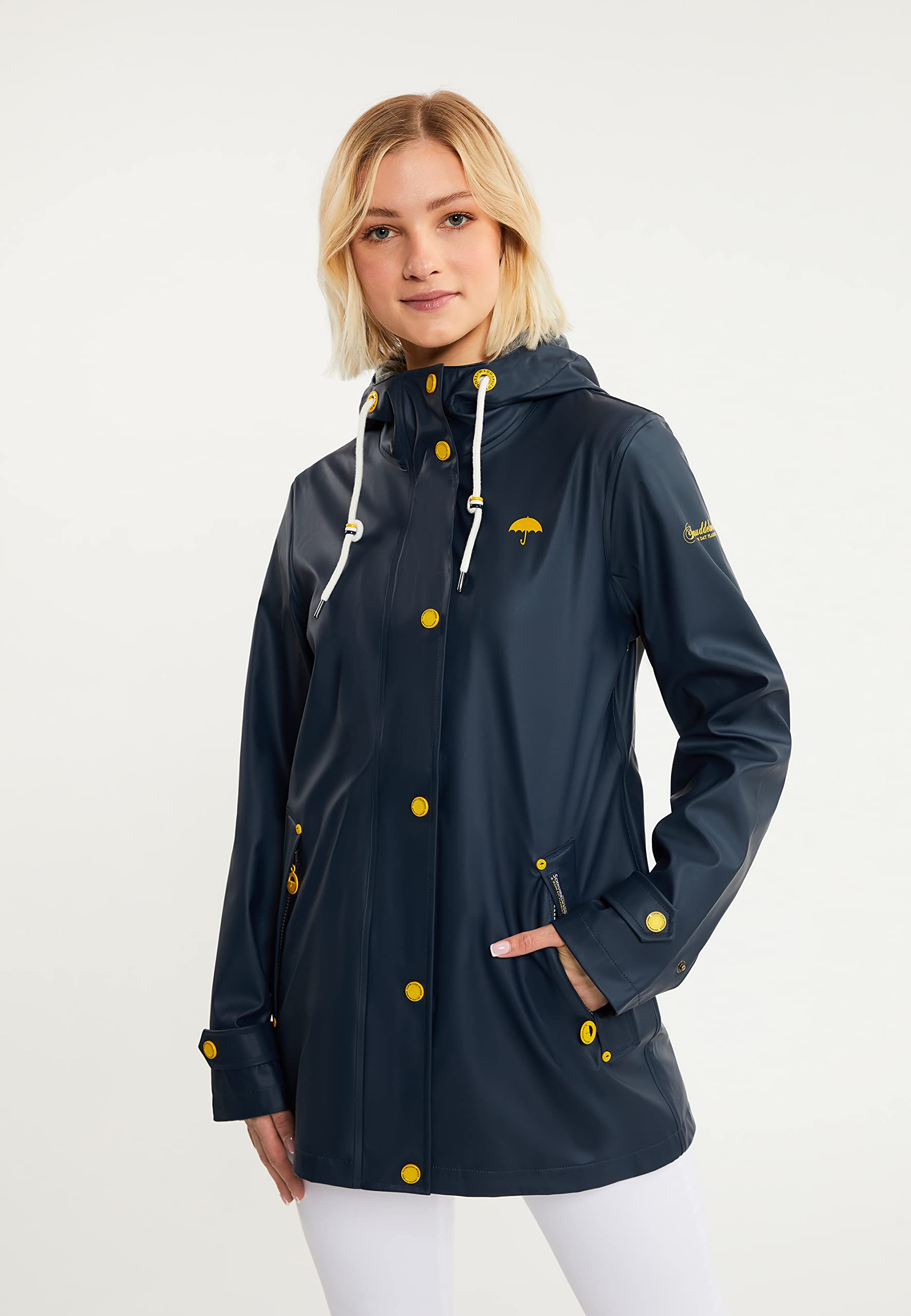 schmuddelwedda-damen-regenjacke-mit-rei-verschluss-und-druckknopfleiste-wasserdi image 3