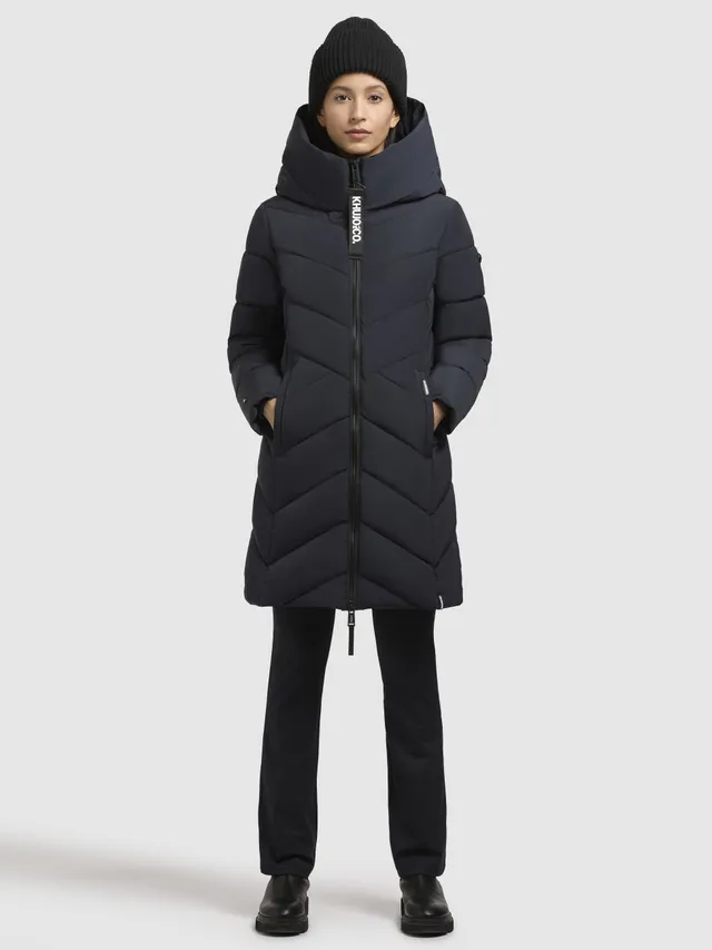 khujo-darka2-damen-steppmantel-dark-blue image 1