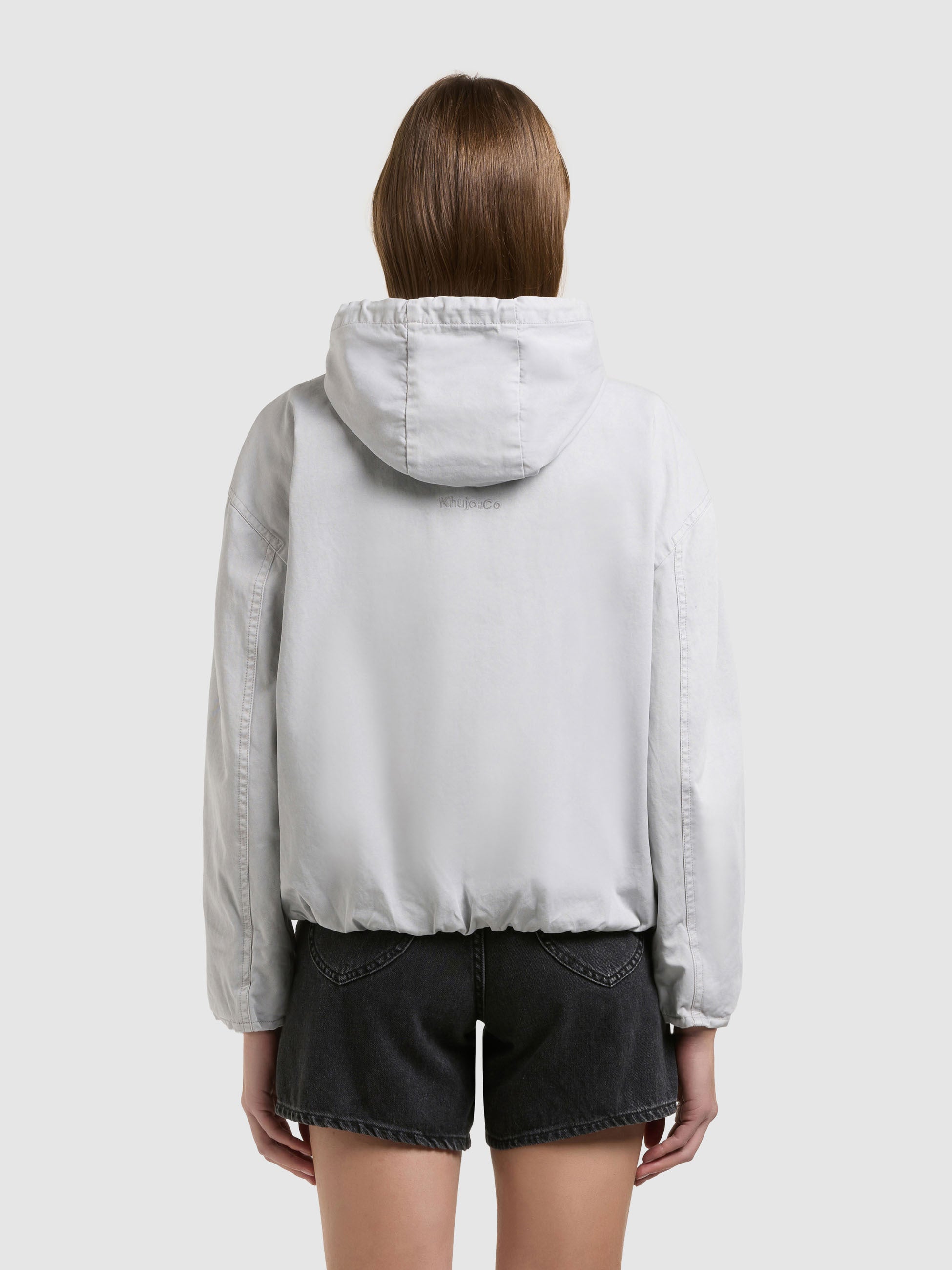 khujo-jacke-judy-light-grey-damen-blousonjacke-mit-kapuze image 3