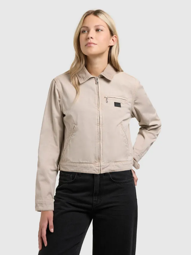 khujo-georgia-damen-sommerjacke-greige image 1