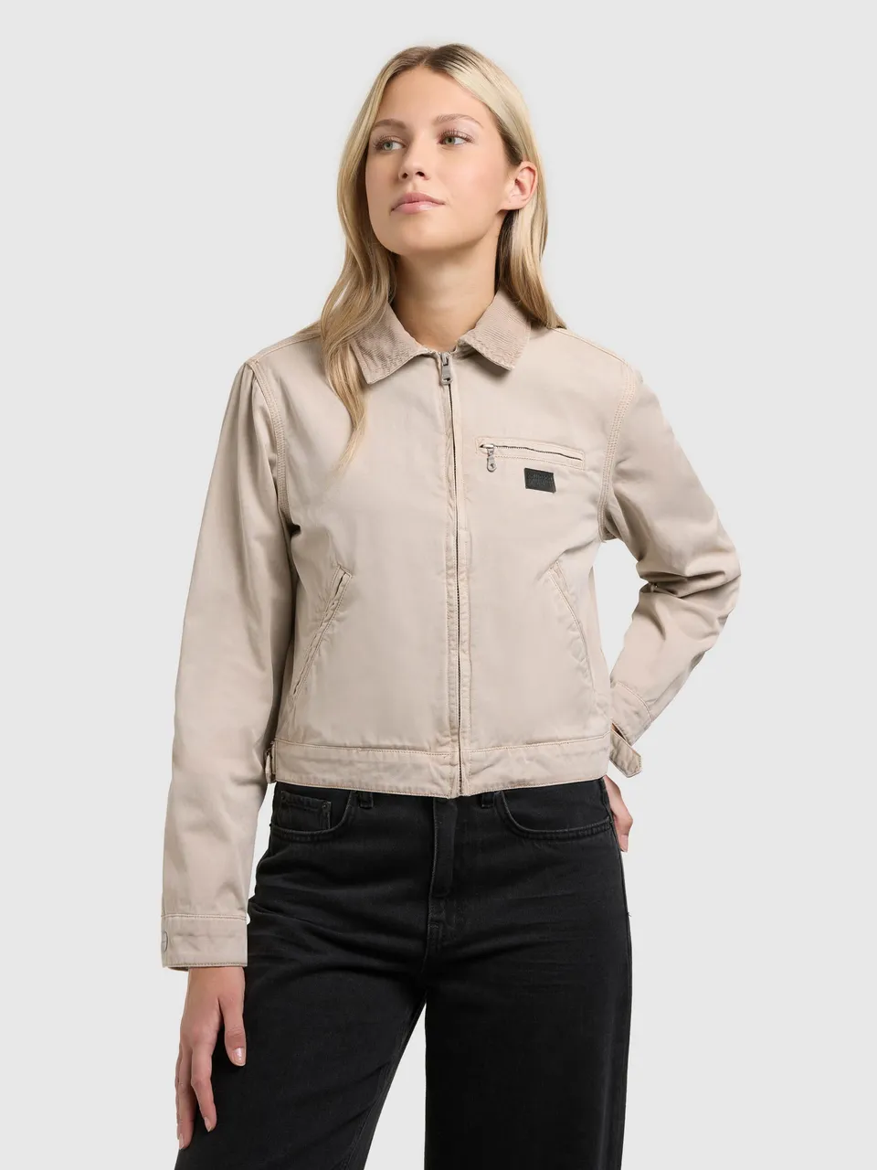 khujo-georgia-damen-sommerjacke-greige image 1