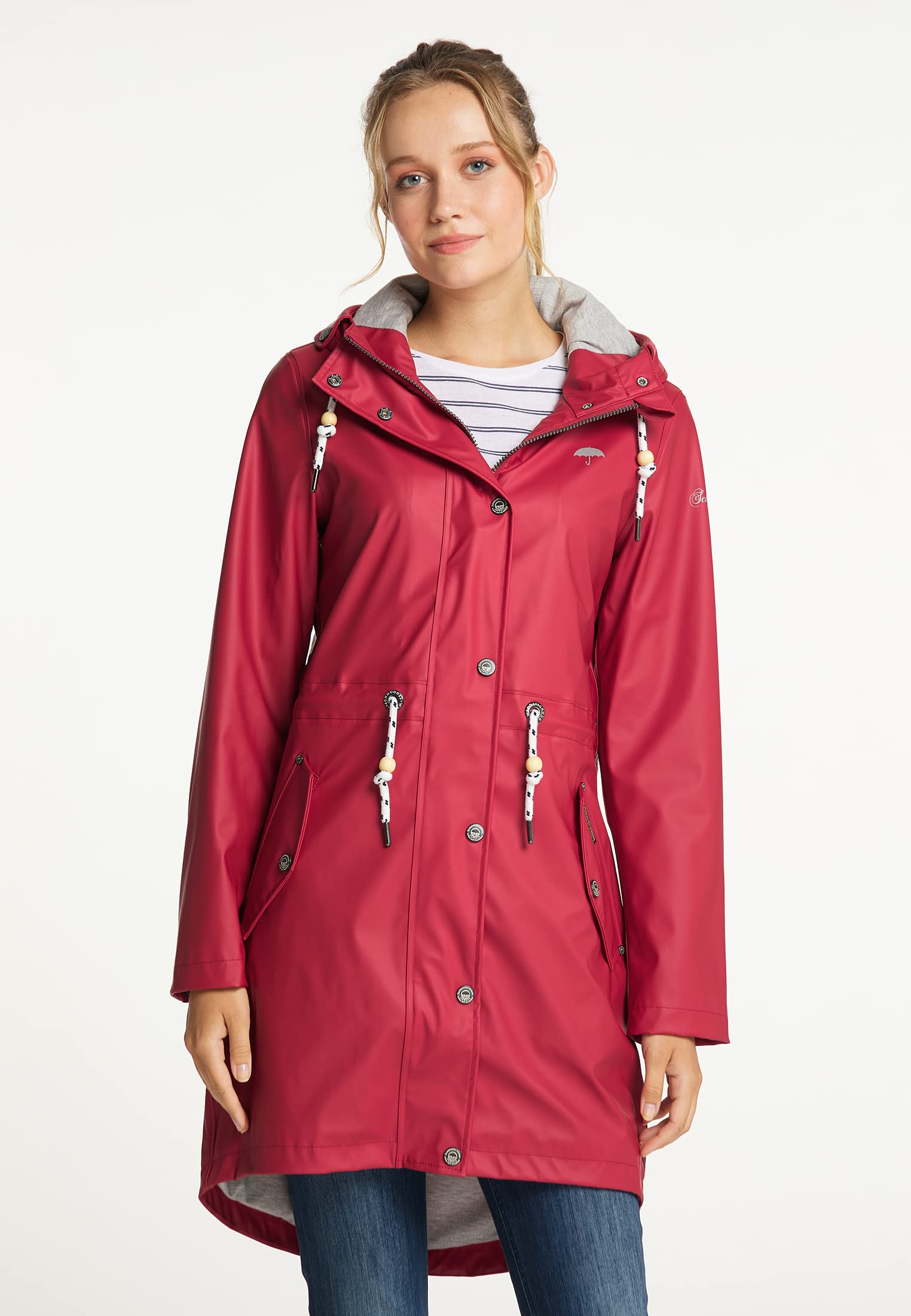 schmuddelwedda-damen-regenmantel-klassischer-wetter-regenmantel image 3