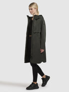 khujo-mantel-manao-dunkelgr-n-regular-fit-sommerparka image 2