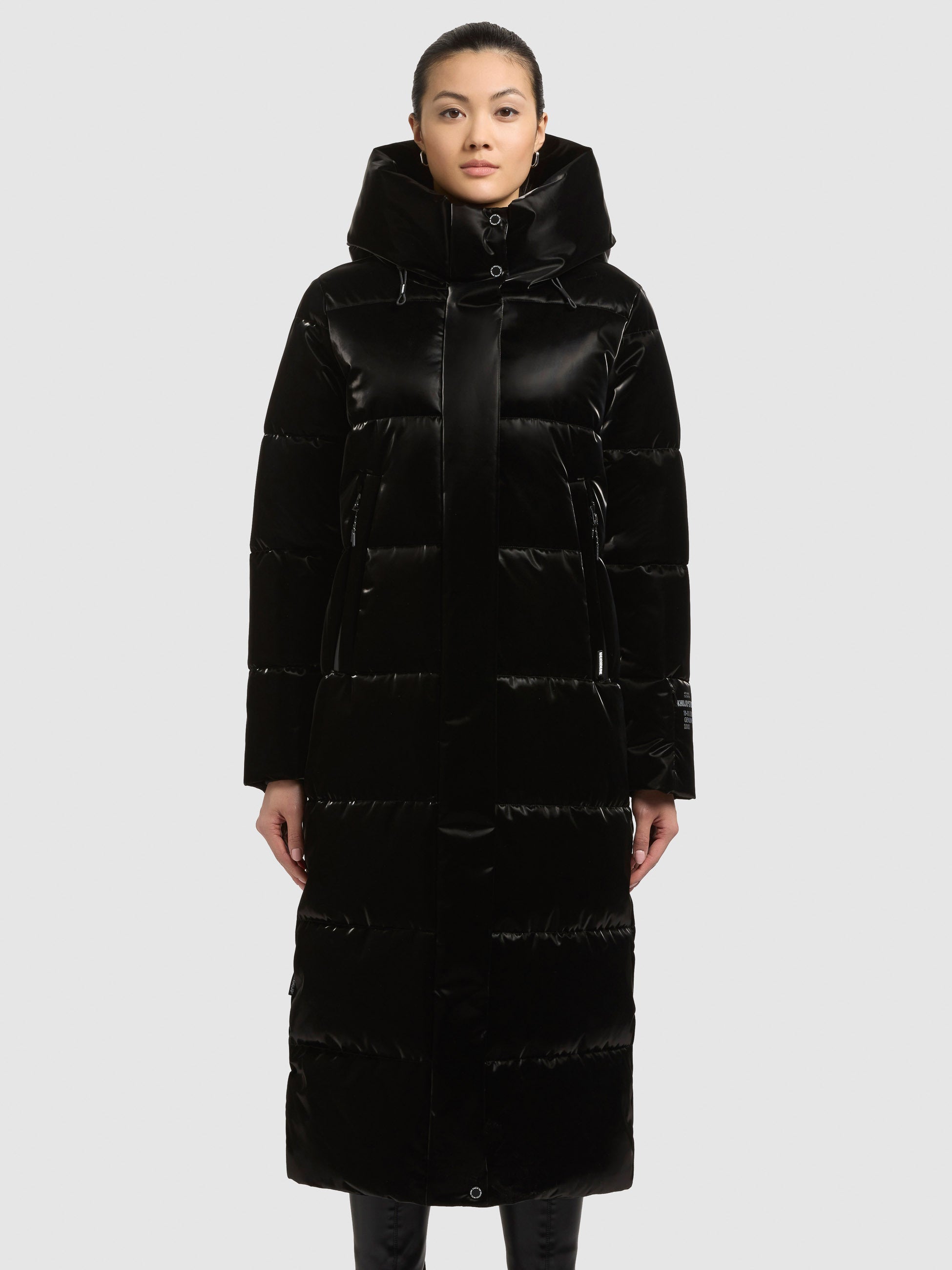 khujo-mantel-soulani5-shiny-black-gl-nzender-damen-steppmantel-mit-kapuze image 4