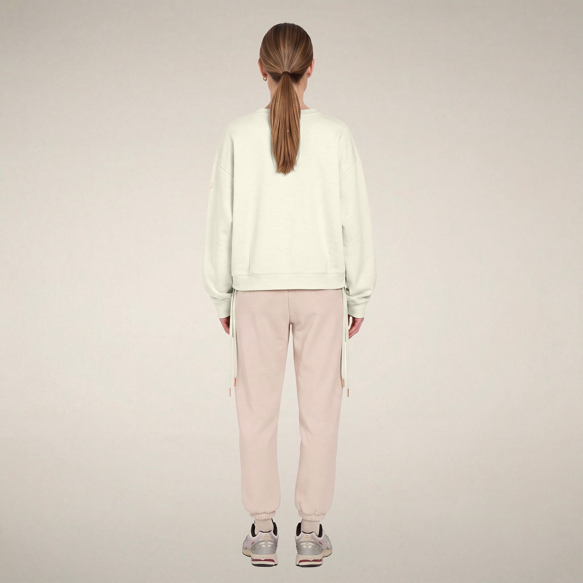 save-the-duck-akemi-damen-sweatshirt-rundhals-bianco-nuvola image 2