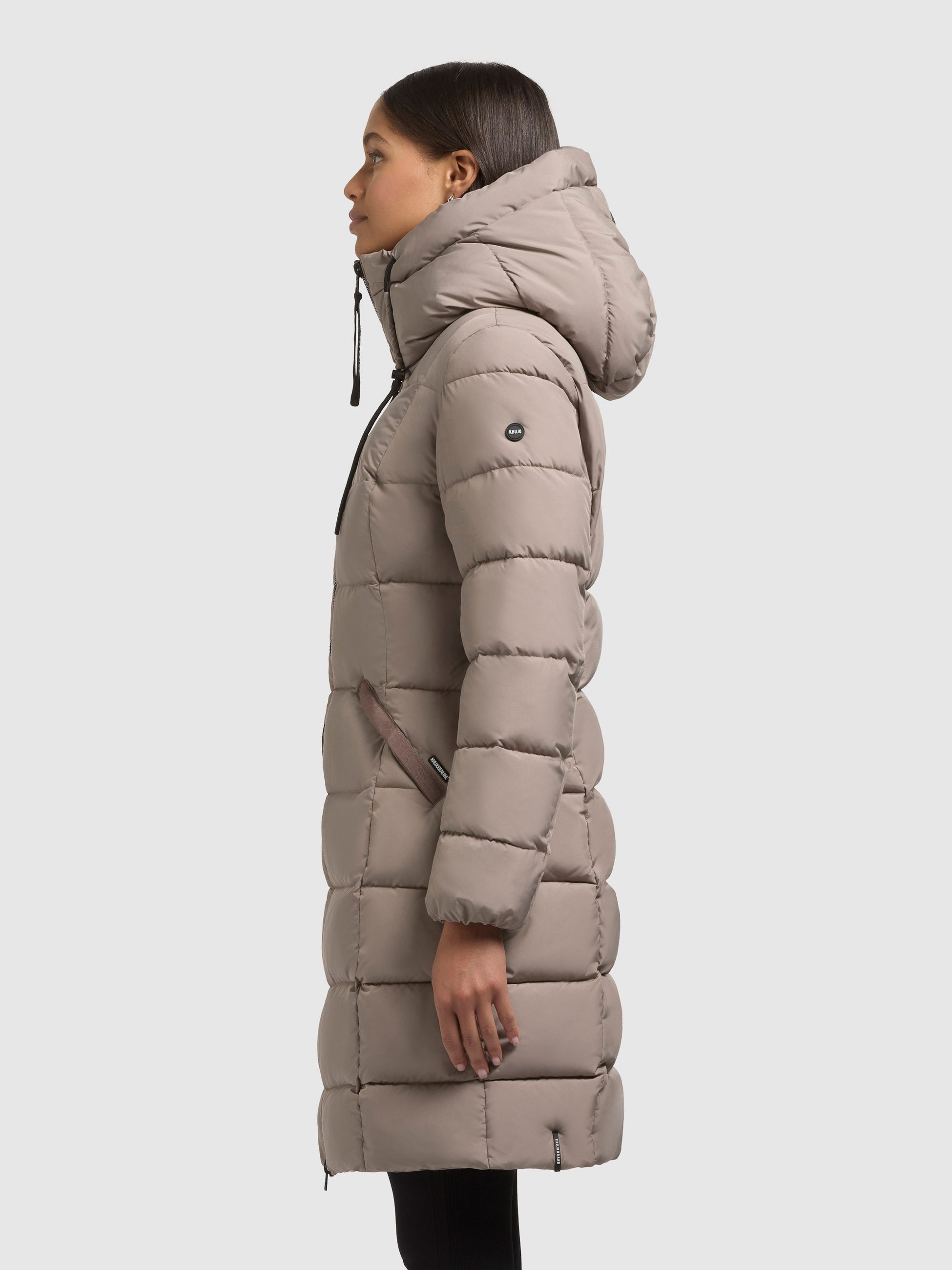 khujo-mantel-arlene-greige-gesteppter-wintermantel-slim-fit-f-r-damen image 5