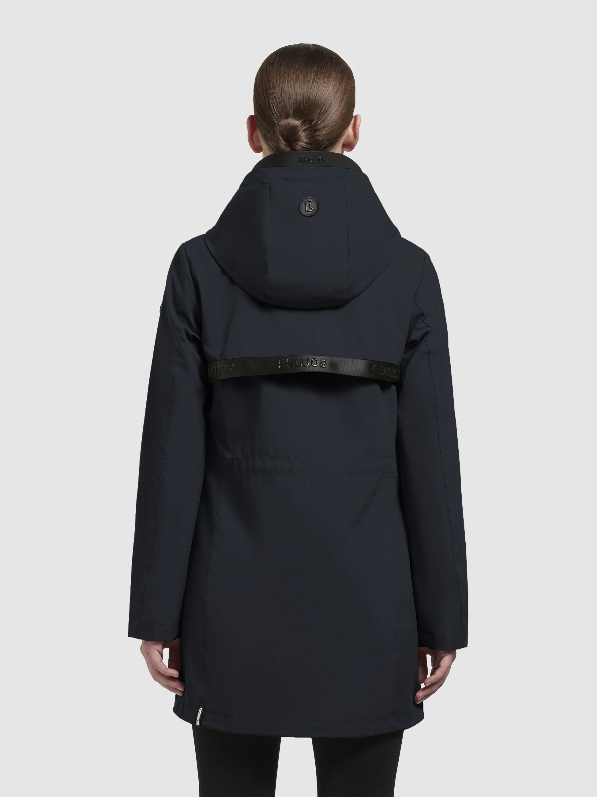 khujo-jacke-yoni-damen-regenjacke-dunkelblau-wasserabweisend image 3