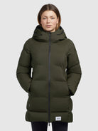 khujo-jacke-tanare2-khaki-damen-steppjacke image 4