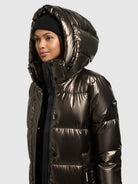 khujo-coat-rachel-shiny-kane-brown-gl-nzender-damen-steppmantel image 7