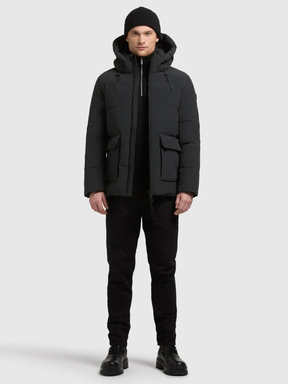 khujo-jacket-caspar-obrage-gray-damen-stepp-winterjacke image 1