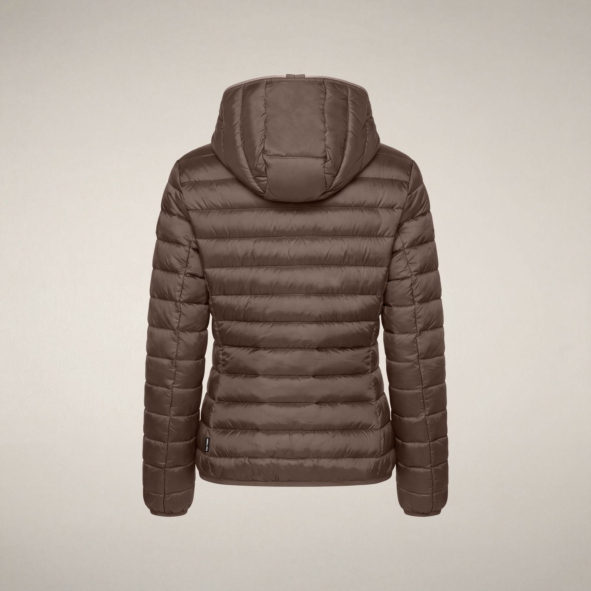 save-the-duck-alexis-damen-steppjacke-grau-mud-mit-kapuze image 4