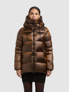 khujo-cara-damen-steppjacke-copper-brown-loose-fit-schimmernd image 4