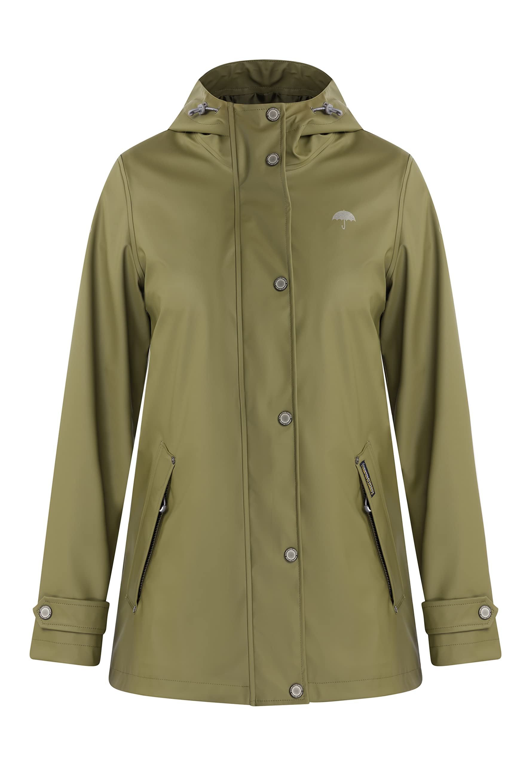 schmuddelwedda-damen-regenjacke-mit-rei-verschluss-und-druckknopfleiste-wasserdi image 8
