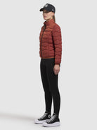 khujo-jacke-merl-red-brown-slim-fit-damen-steppjacke image 2