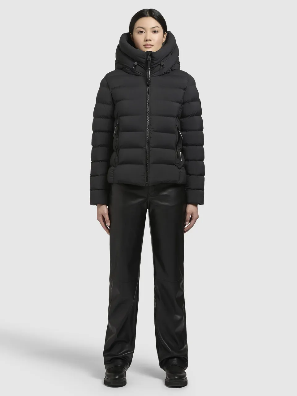khujo-jacke-vadea-damen-h-ftlange-steppjacke-in-dunkelgrau image 1