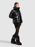 khujo-nala-black-damen-steppjacke-loose-fit-winterjacke-schwarz image 6